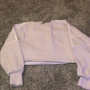 Light pink Adidas Cropped sweater.